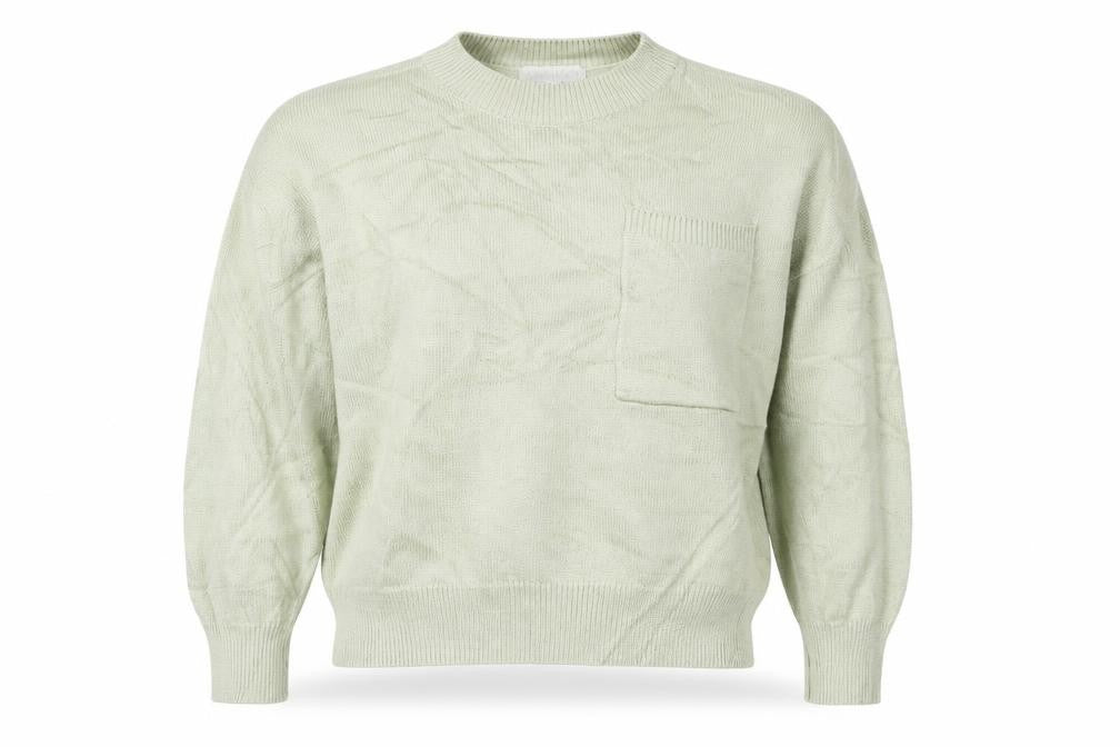 Apricot Women’s Green Crew Neck Relaxed Fit Knit Jumper Size 12
