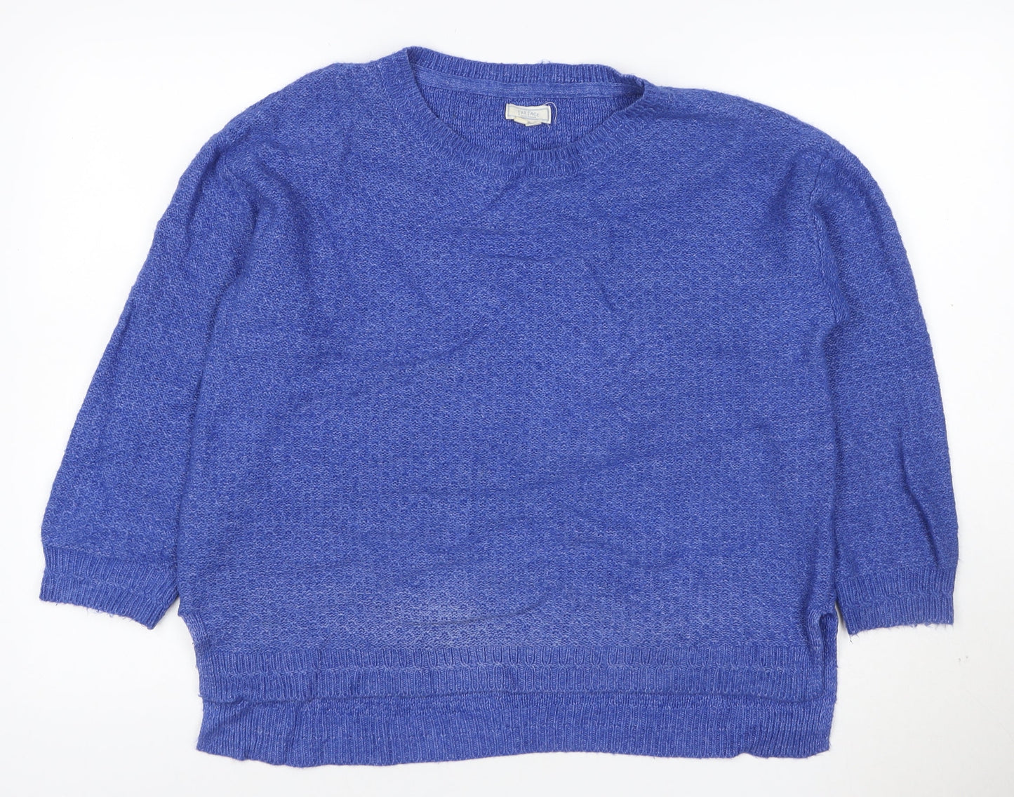 Fat Face Women's Blue Crew Neck Knit Pullover Jumper M