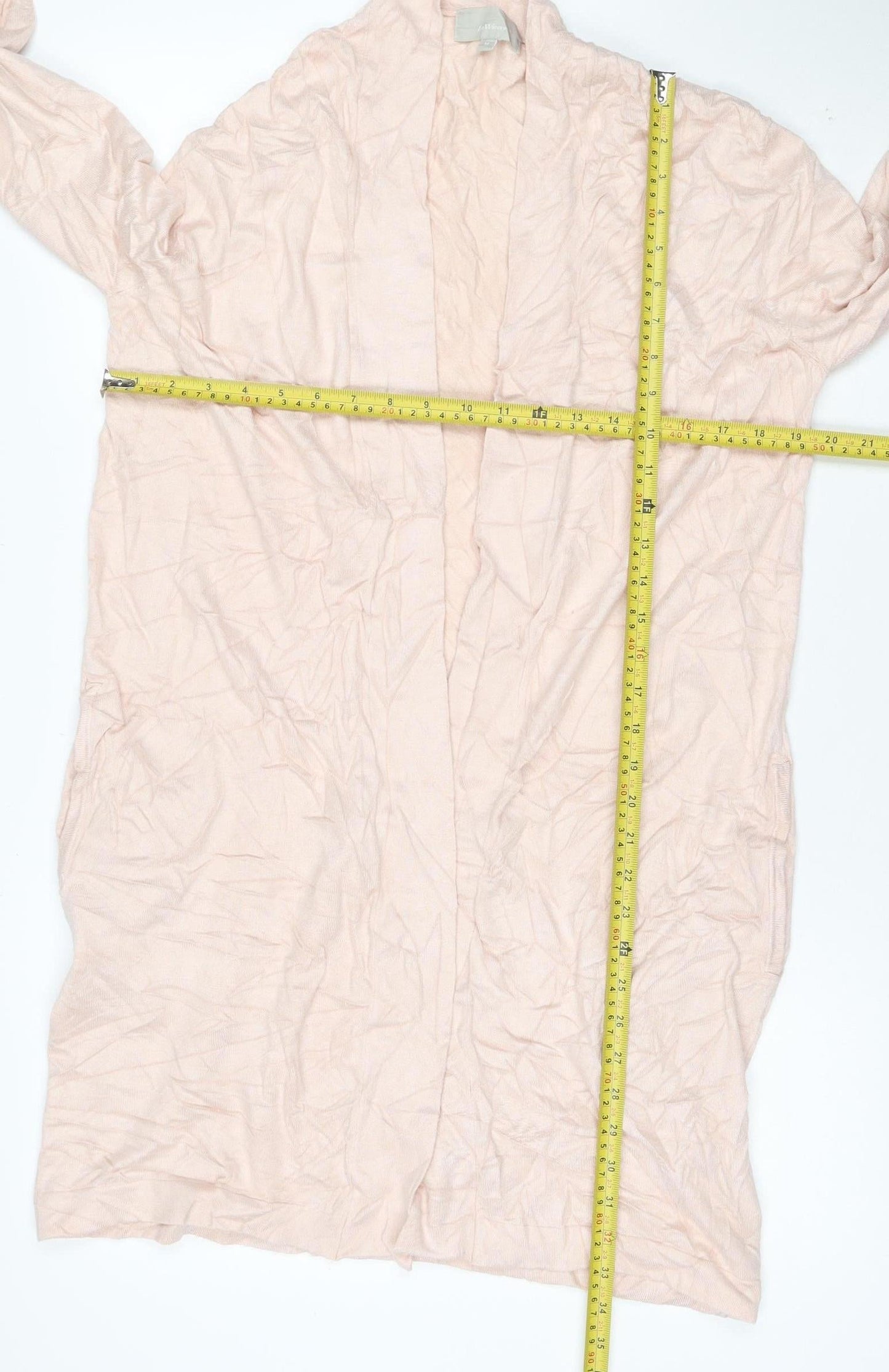 InWear Women's Pink Viscose Knit Open Cardigan M