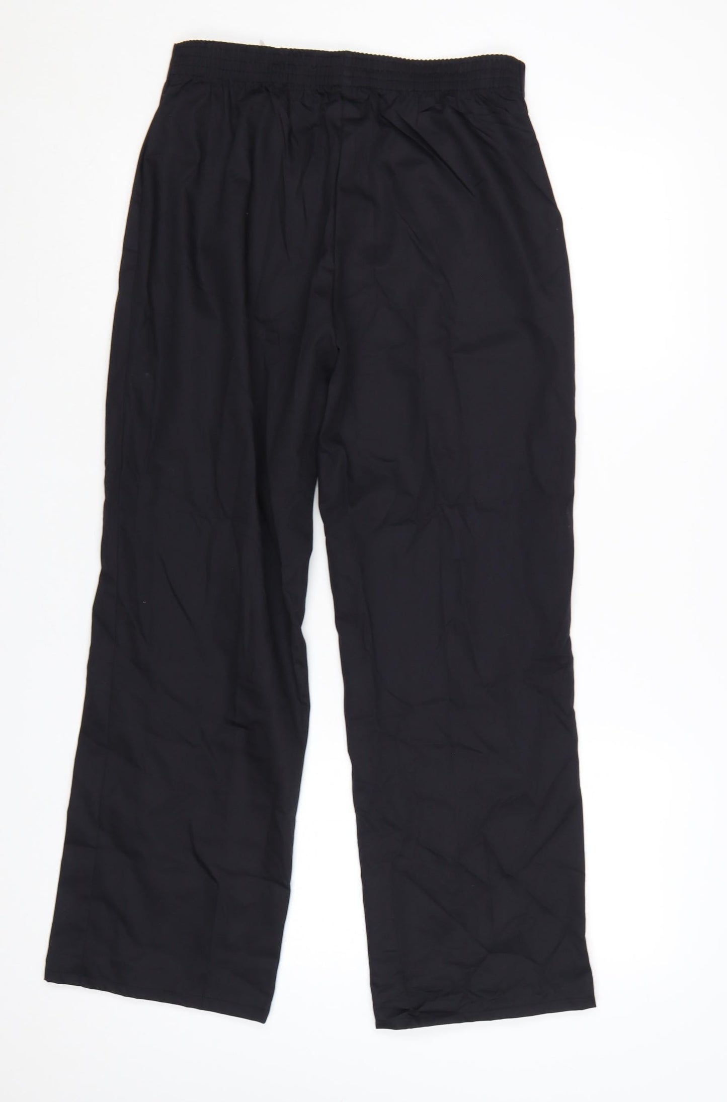 Alexandra Womens Black Trousers UK 10 Regular Polyester Cotton Workwear