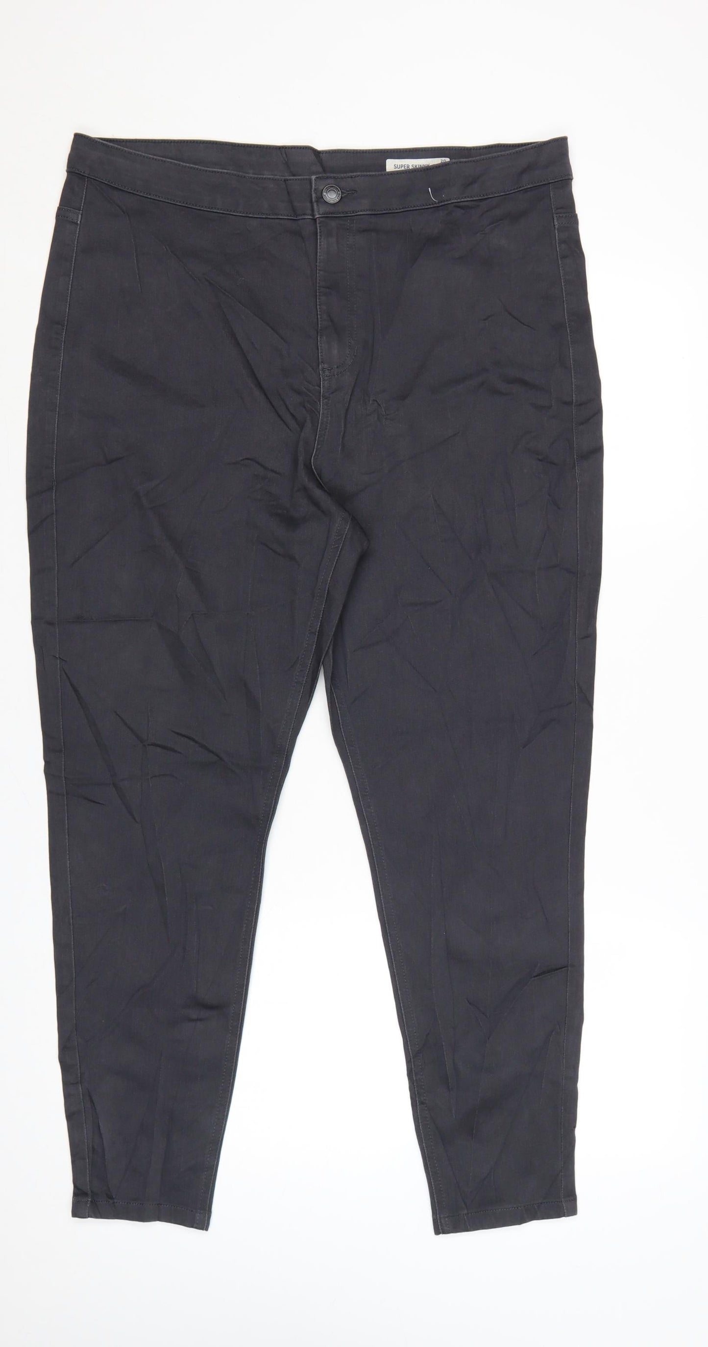 Marks and Spencer Women Black Size 20 Super Skinny Jeans