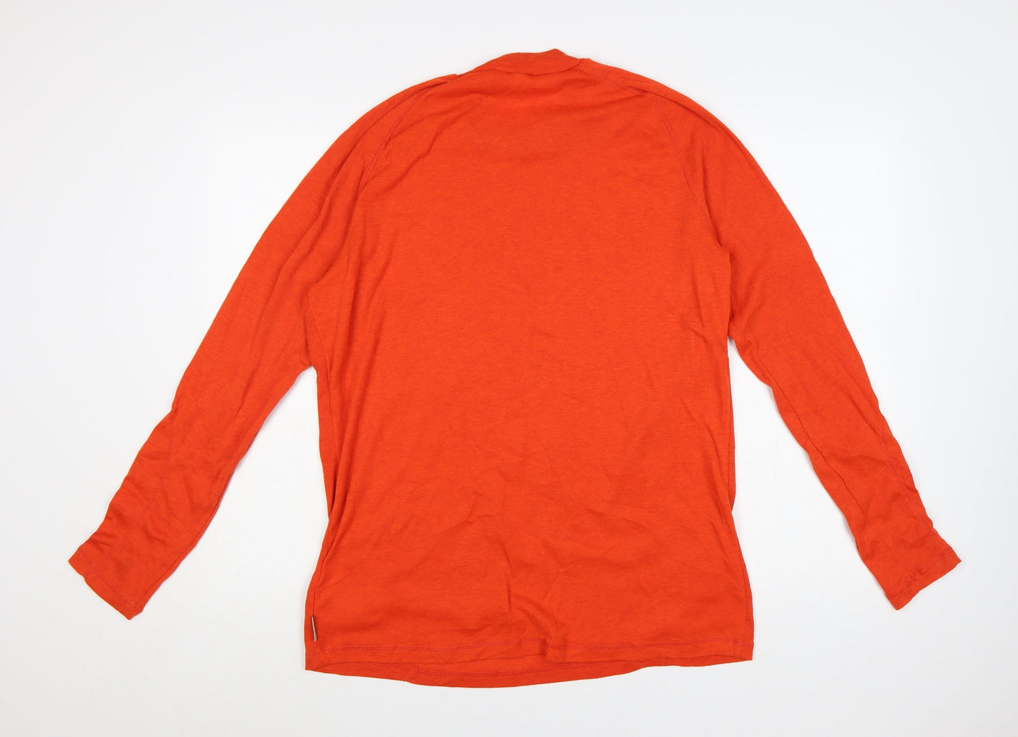 Quechua Men's Orange Long Sleeve Hiking T-Shirt XL