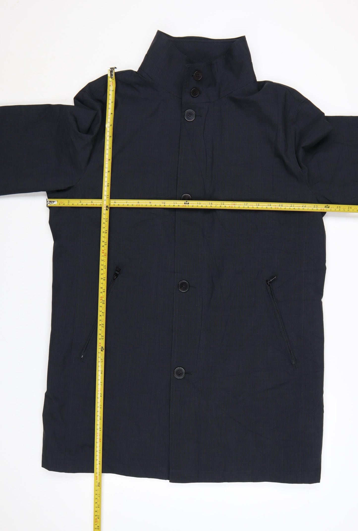 Marks and Spencer Autograph Men's Black XL Button Rain Coat