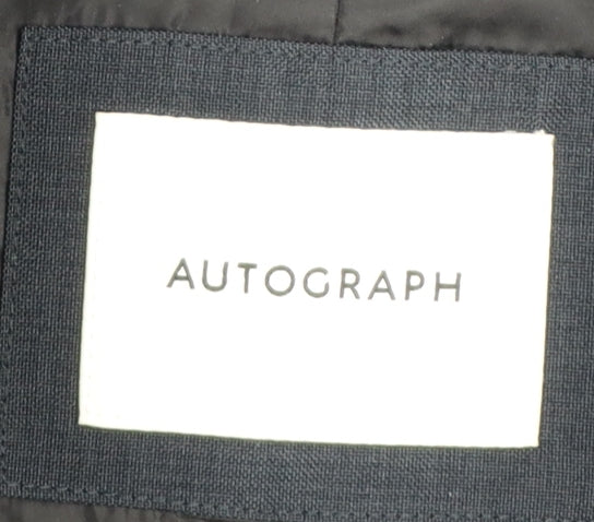Marks and Spencer Autograph Men's Black XL Button Rain Coat