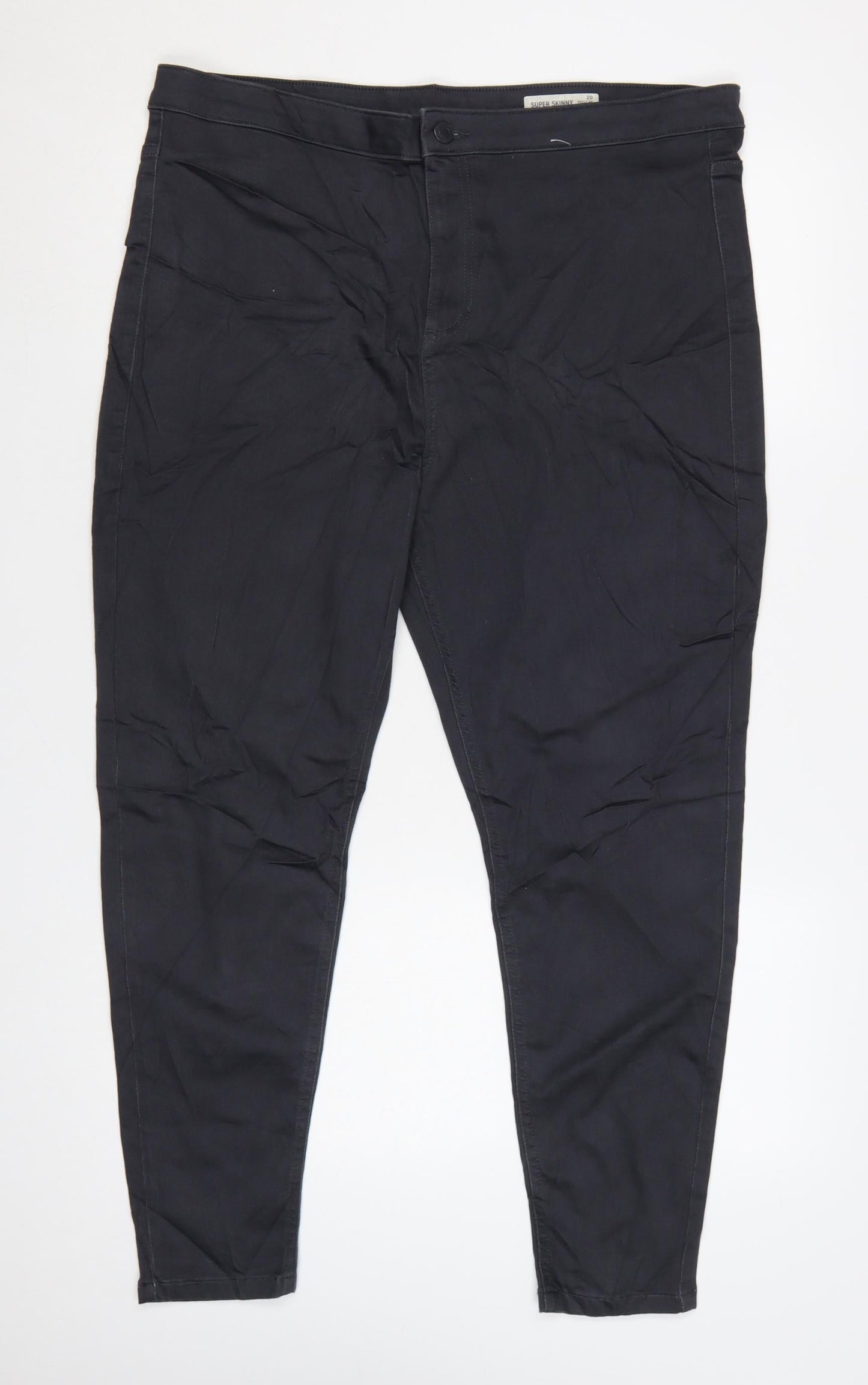Marks and Spencer Women Black Super Skinny Stretch Jeans Size 20 Regular