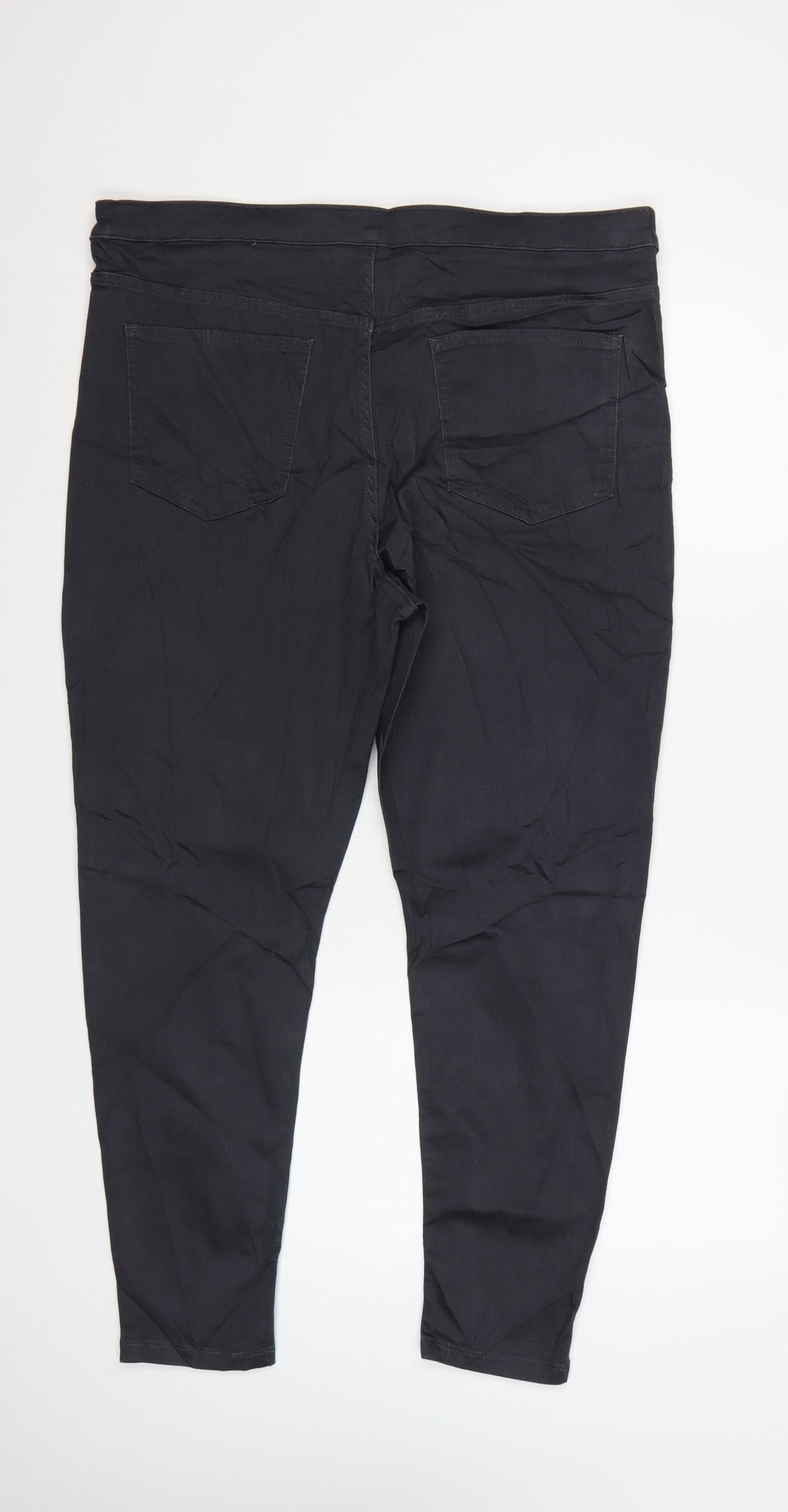 Marks and Spencer Women Black Super Skinny Stretch Jeans Size 20 Regular