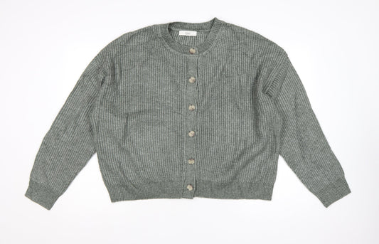 Marks and Spencer Women’s Grey XL Chunky Knit Cardigan