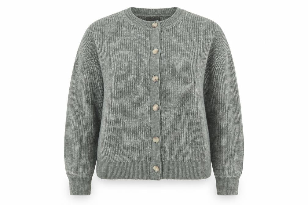 Marks & Spencer Women’s Grey XL Chunky Knit Cardigan