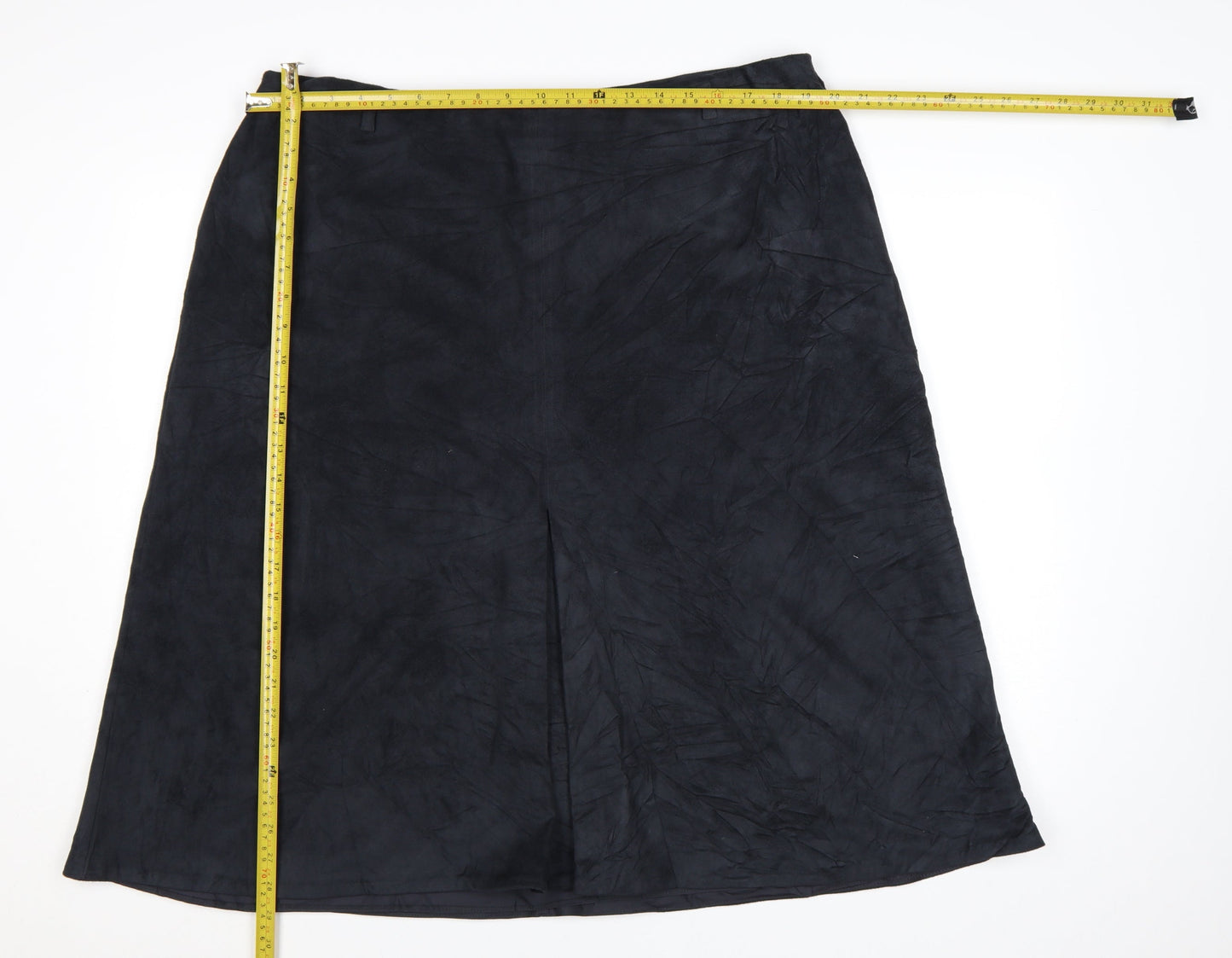 Marks and Spencer Womens Black A-Line Midi Skirt Size 20