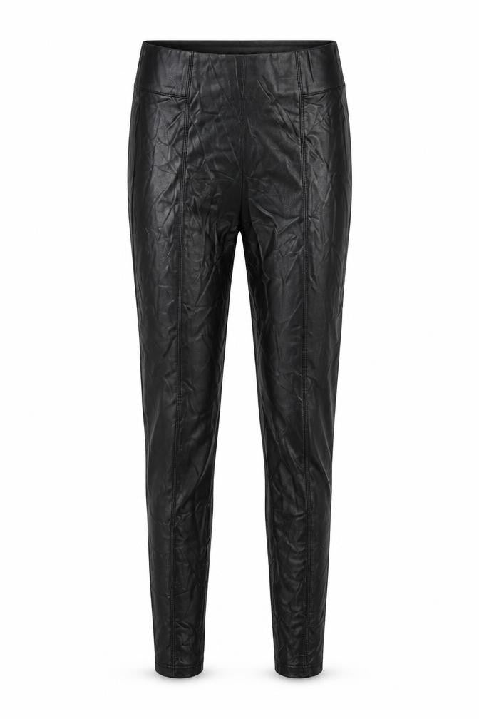 Marks & Spencer Women's Black Faux Leather High Rise Leggings Size 8