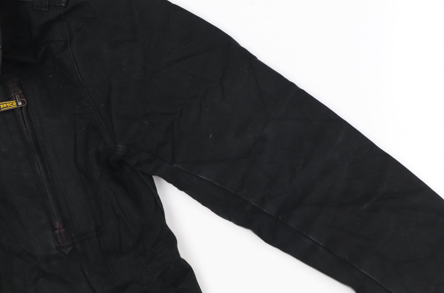 Superdry Men’s Black Medium Trench Coat Cotton Lined Jacket