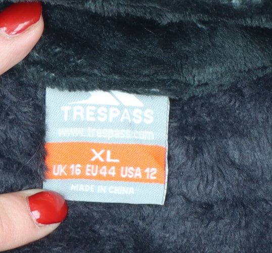 Trespass Women Black XL Soft Fleece Full Zip Jacket