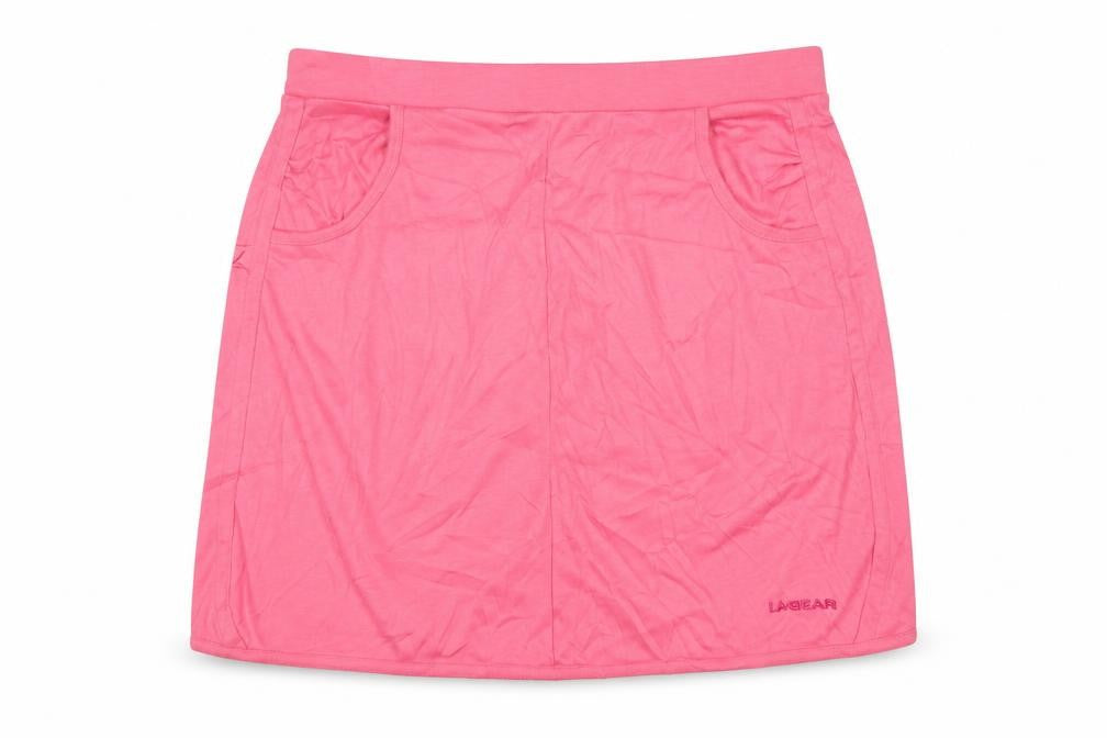 LA Gear Womens Pink Size 12 Jersey Short Stretch Skirt