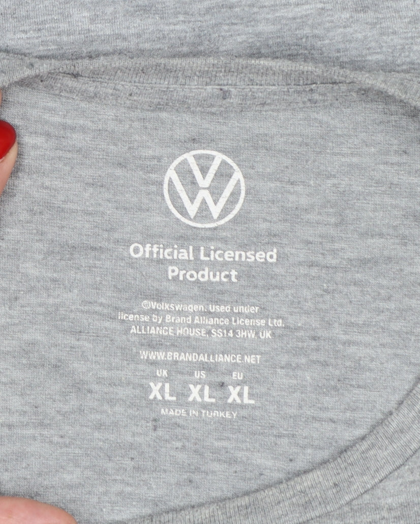 Volkswagen Men's Grey XL Graphic GTI Golf Retro Car T-Shirt