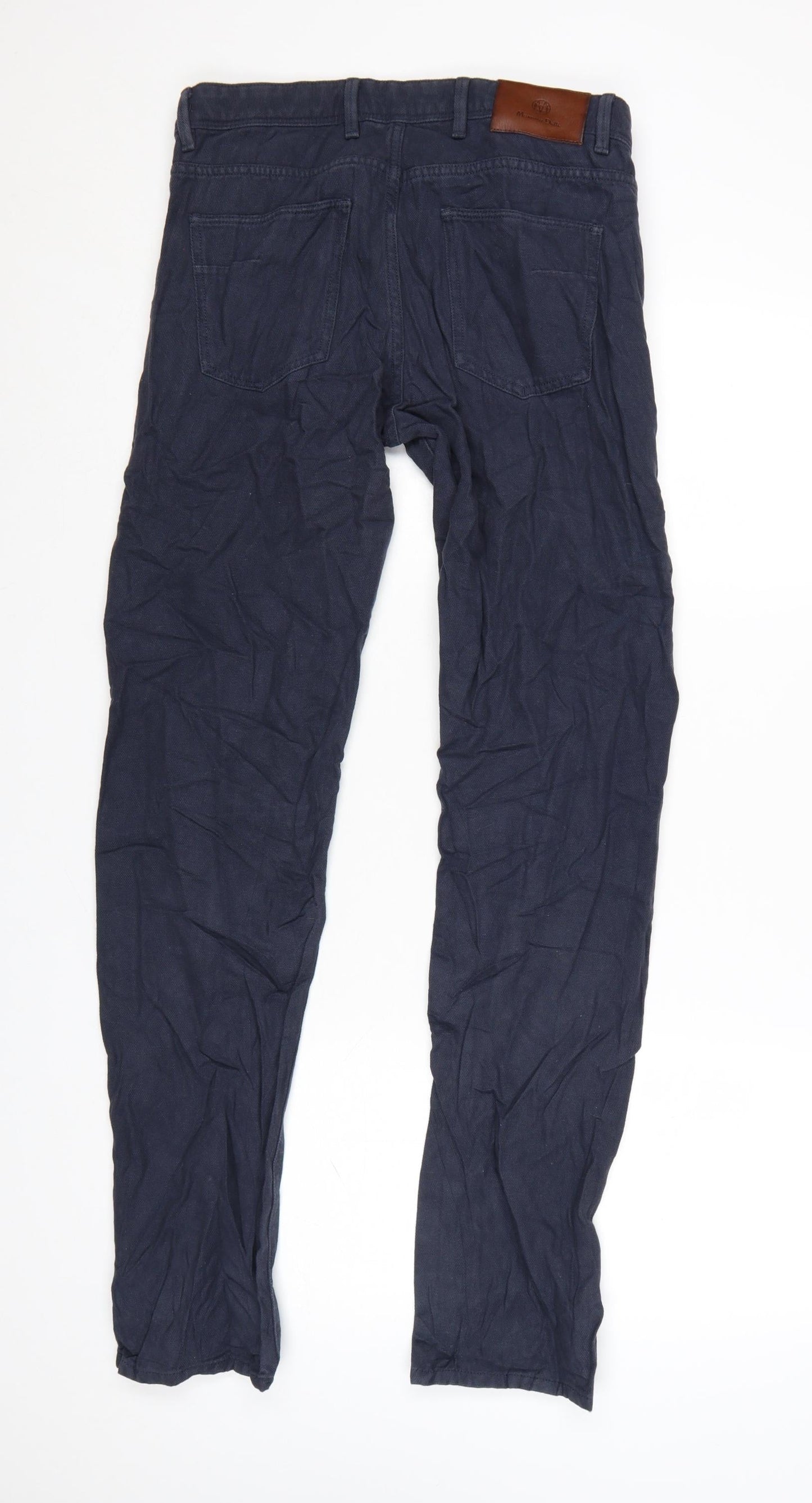 Massimo Dutti Men’s Blue Slim Straight Jeans Size 30 Waist