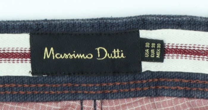 Massimo Dutti Men’s Blue Slim Straight Jeans Size 30 Waist