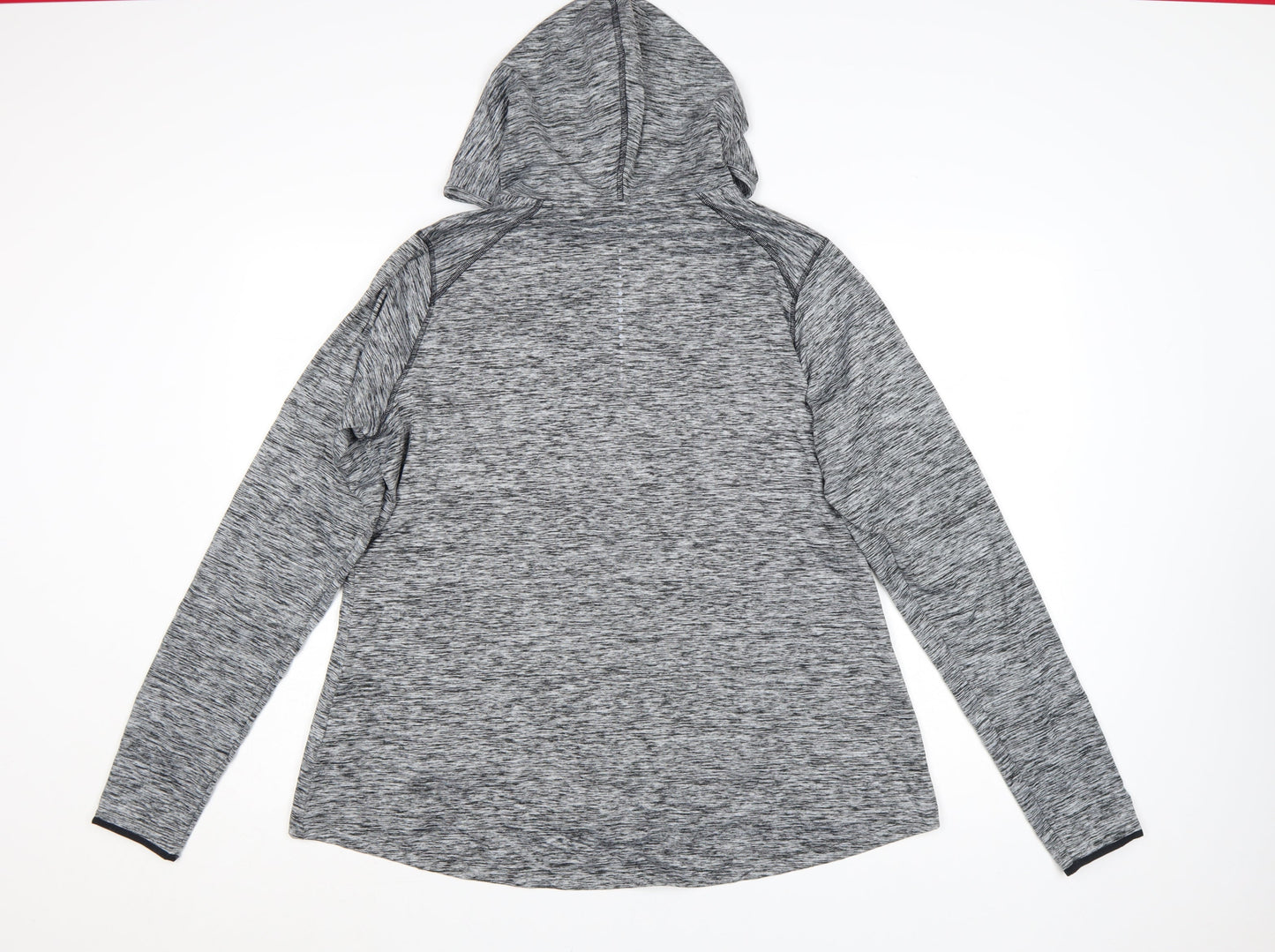 Marks and Spencer Womens Grey Marl Full Zip Hoodie Size 20