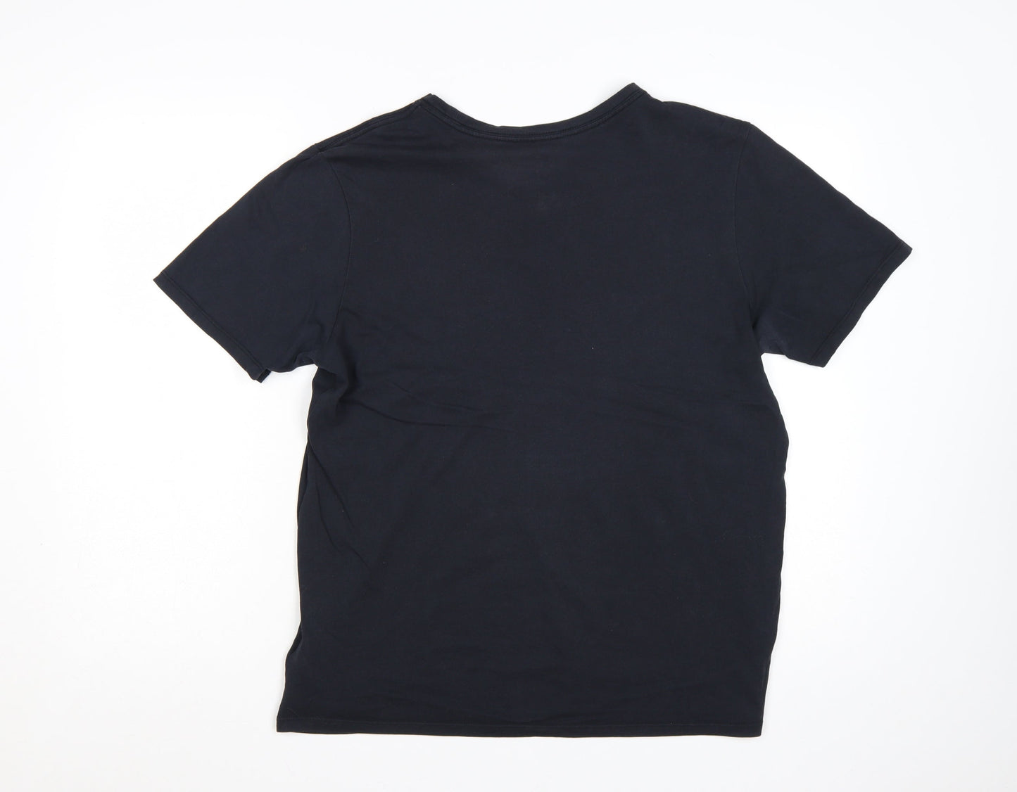 Nike Men's Black Dri-FIT Athletic Fit Crew Neck T-Shirt Size L