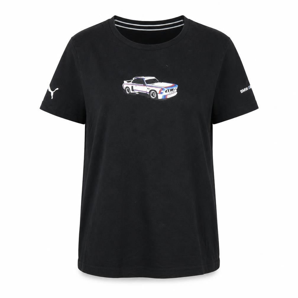 Puma BMW Motorsport Women's Black XL Crew Neck T-Shirt