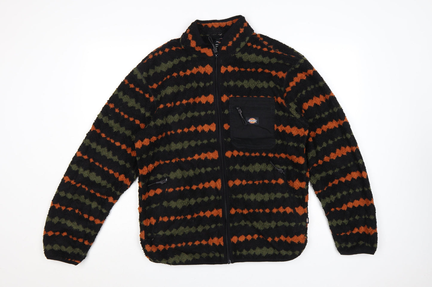 Dickies Men’s Multicoloured Fleece Full Zip Jacket Size S