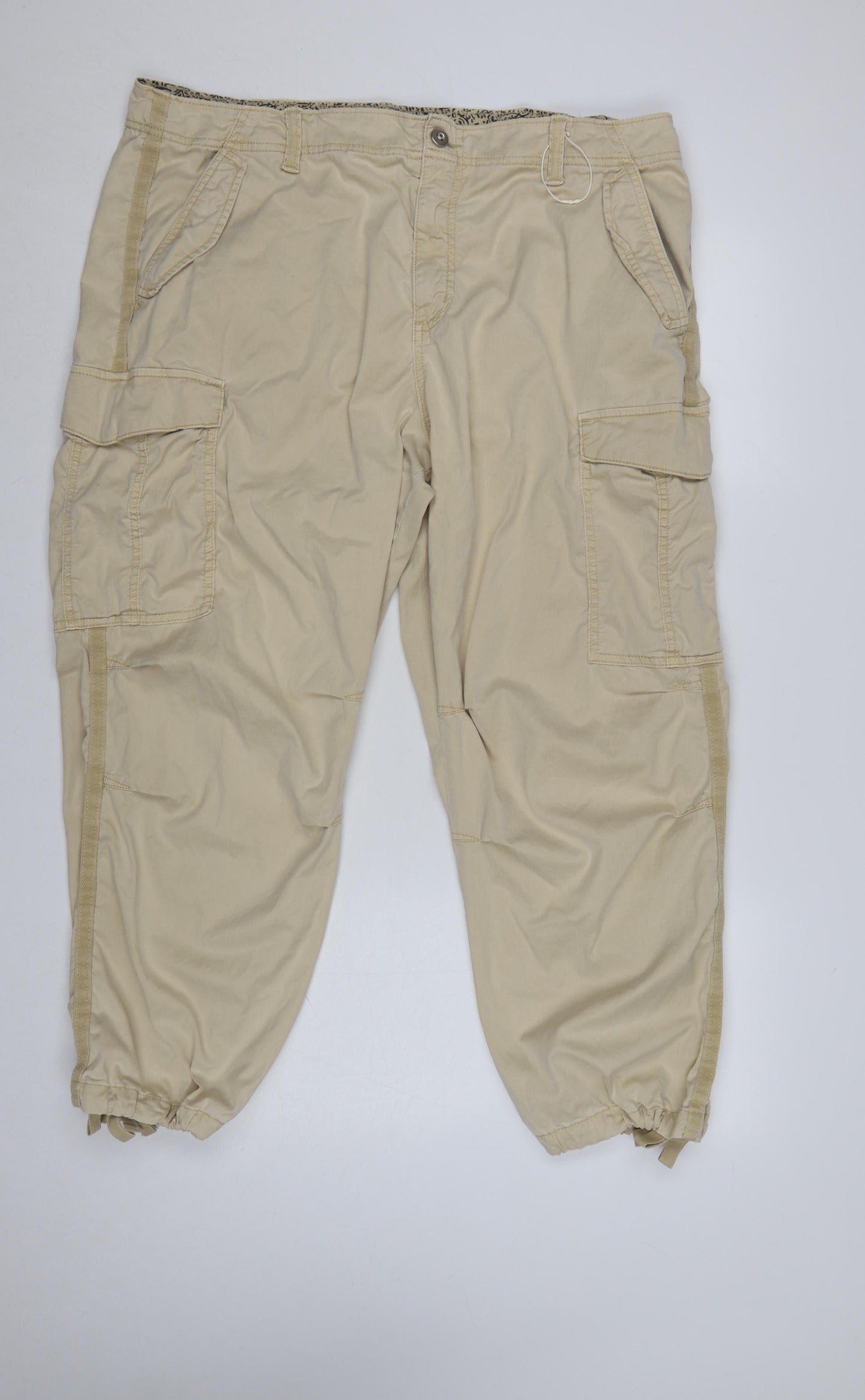 Marks and Spencer Women’s Beige Cargo Trousers Size 20 Short