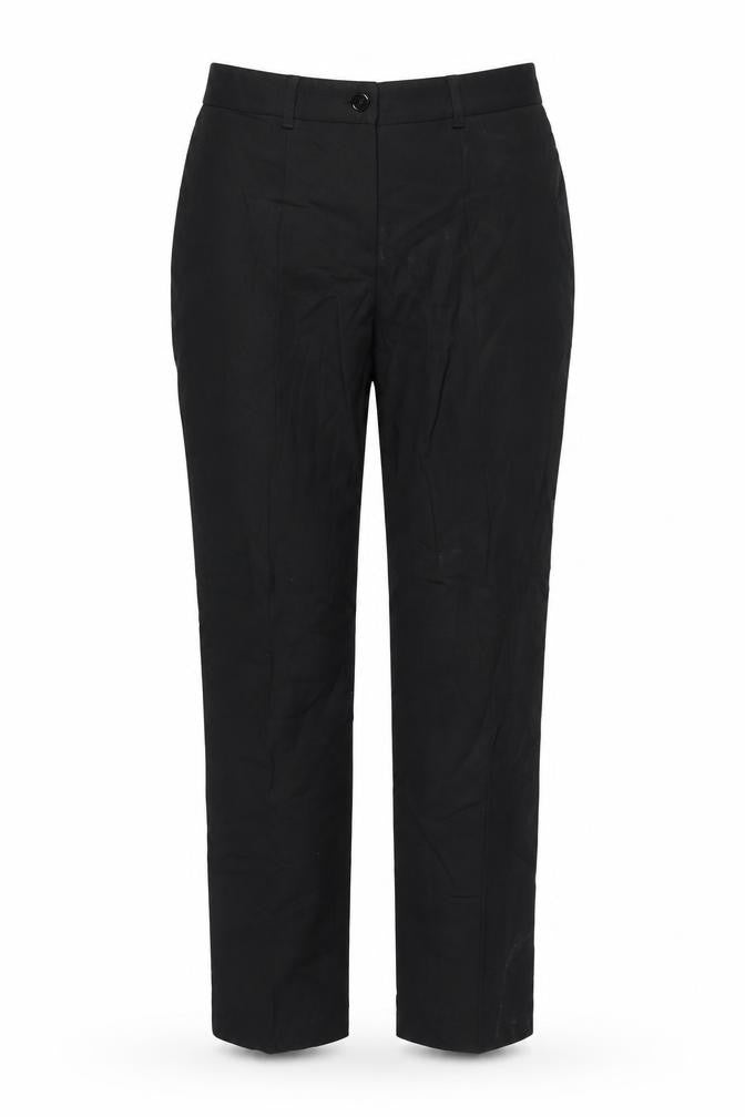 Burberry Women Black Wool Tailored Dress Pants Size 2