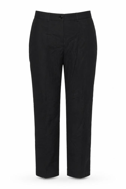 Burberry Women Black Wool Tailored Dress Pants Size 2