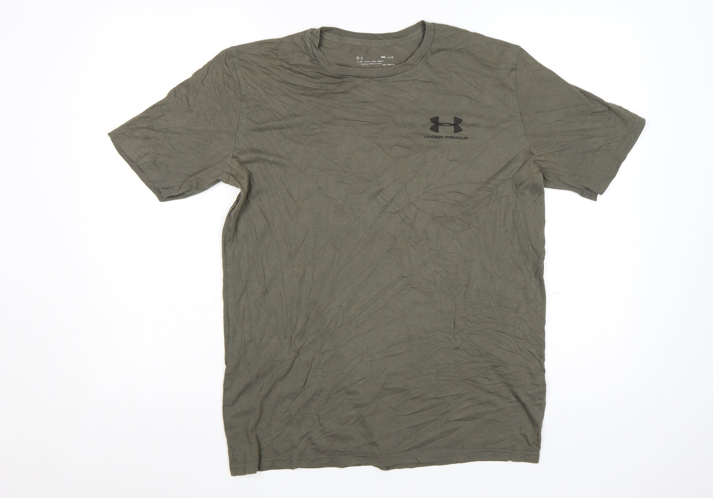 Under Armour Men's Green HeatGear Loose Fit Crew Neck T-Shirt Size M