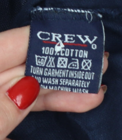 Crew Clothing Co. Men’s Blue 2XL Cotton Short Sleeve Polo Shirt