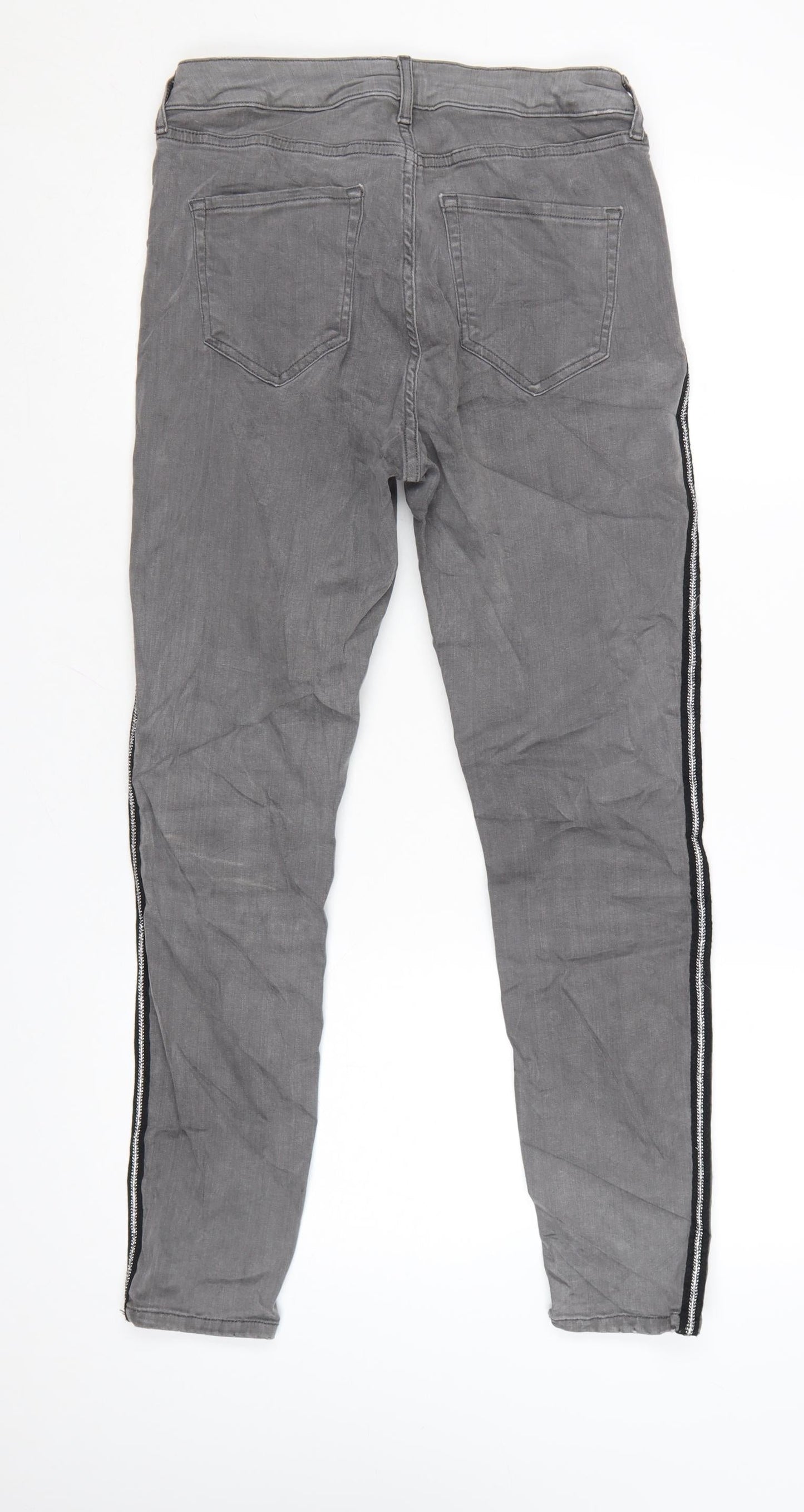 Marks and Spencer Women’s Grey Skinny Jeans Size 12 Regular Stretch Denim