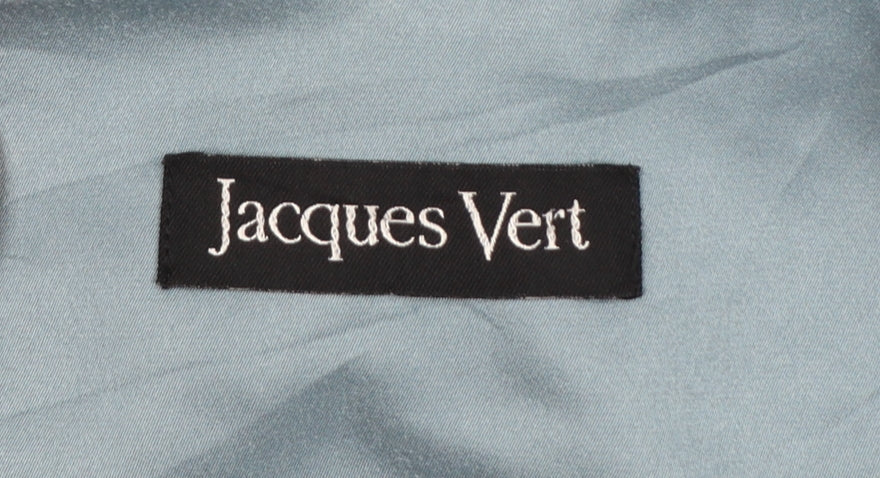 Jacques Vert Women's Blue Size 16 Shawl Lapel Blazer Jacket