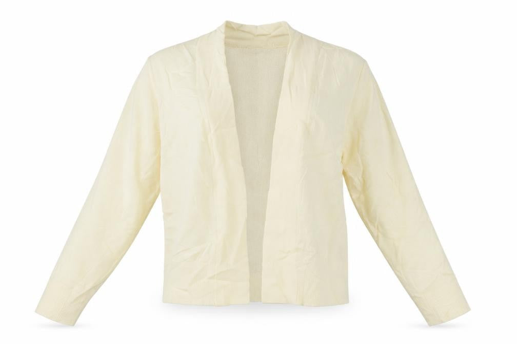 Laura Ashley Women’s Yellow V-Neck Cardigan Size 10