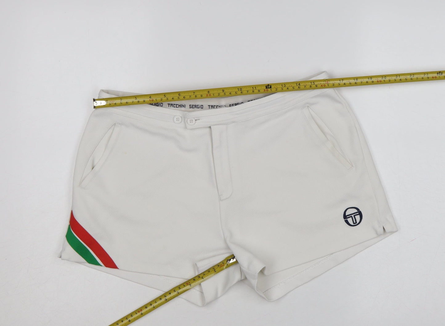 Sergio Tacchini Women's White XL Sports Tennis Shorts