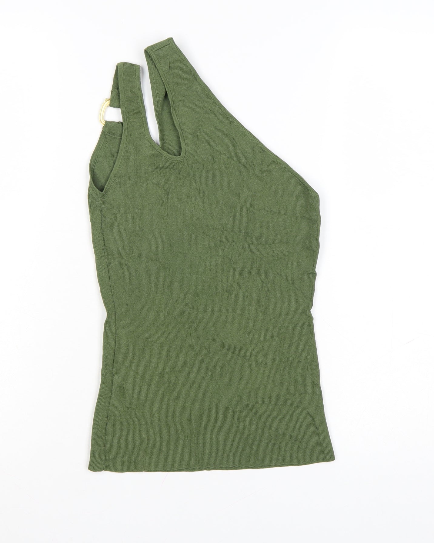 Next Women’s Green One Shoulder Knit Tank Top XS