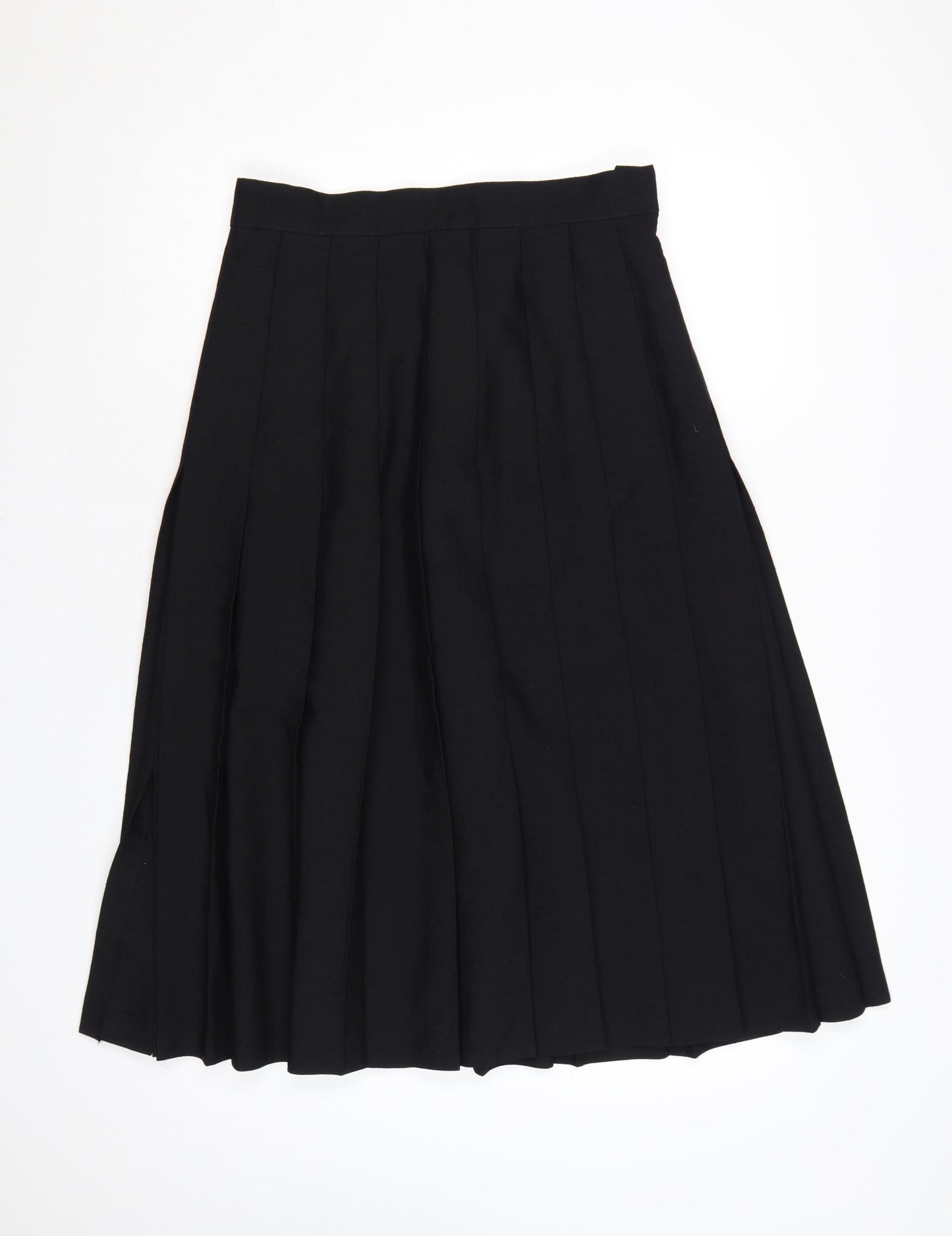 Marks and Spencer Women’s Black Pleated Long Skirt Size 14