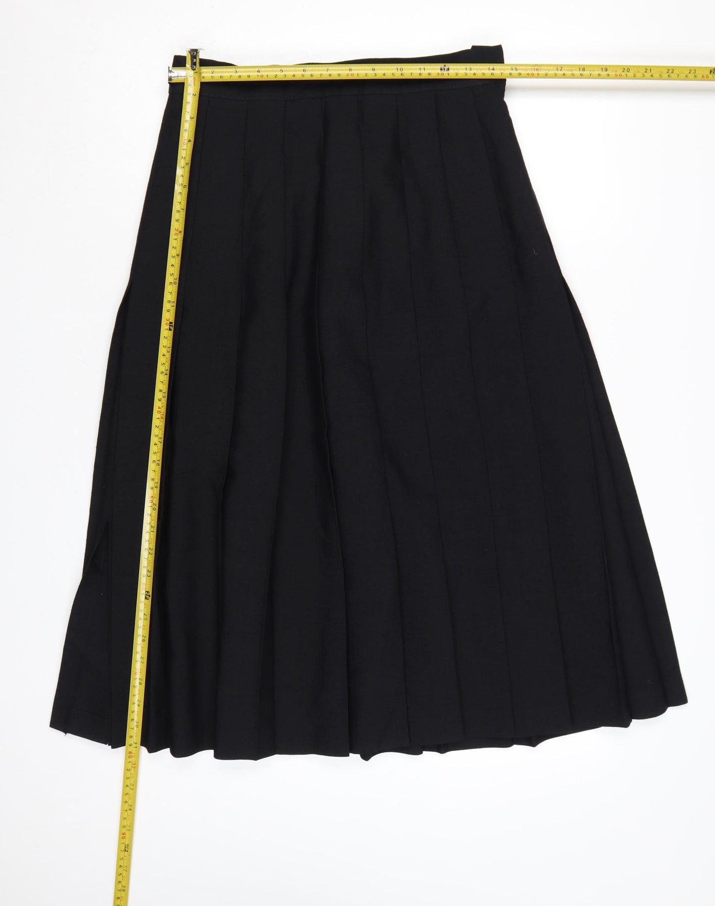 Marks and Spencer Women’s Black Pleated Long Skirt Size 14