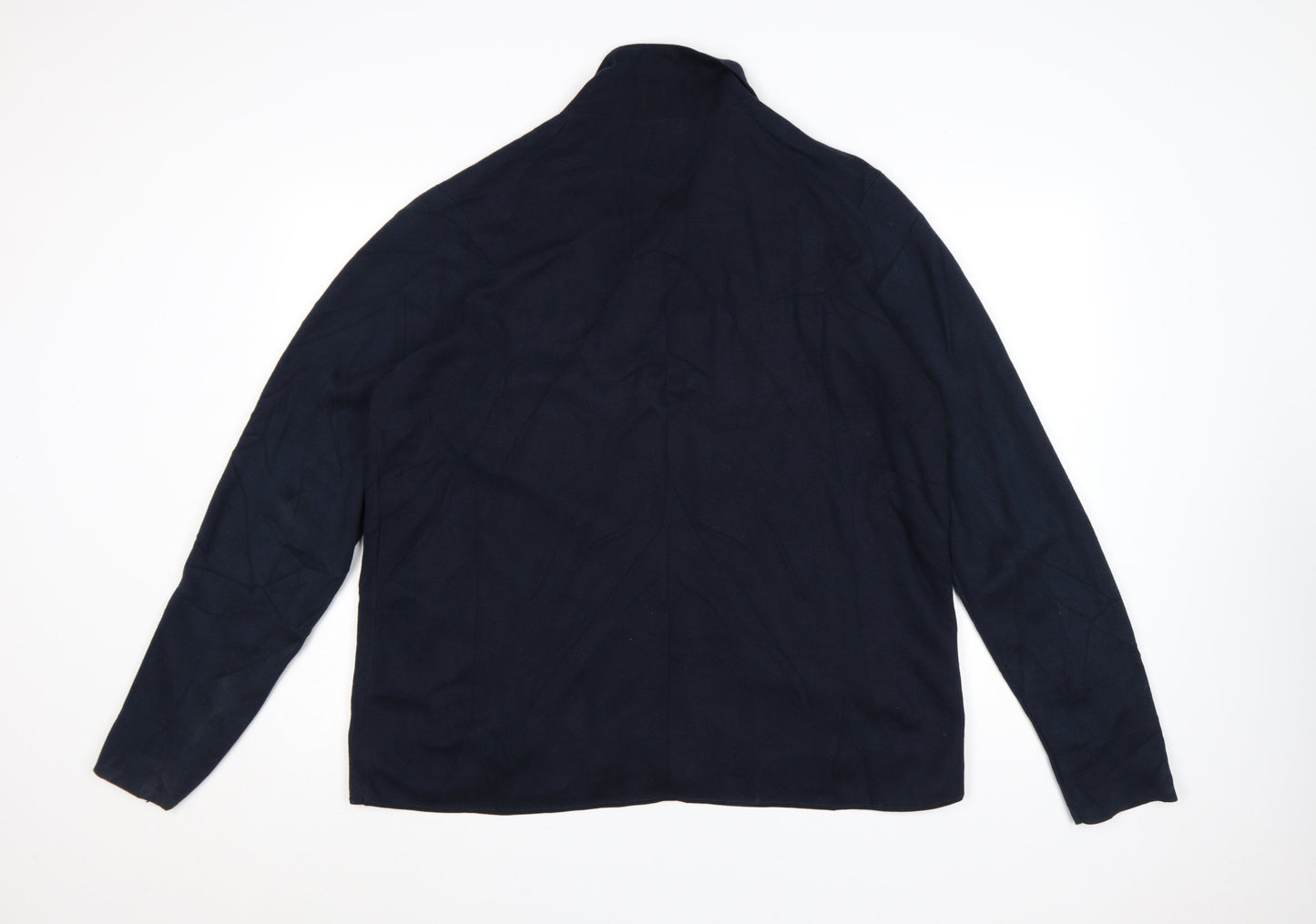 Marks and Spencer Men's Blue 2XL Cotton Modal Cardigan
