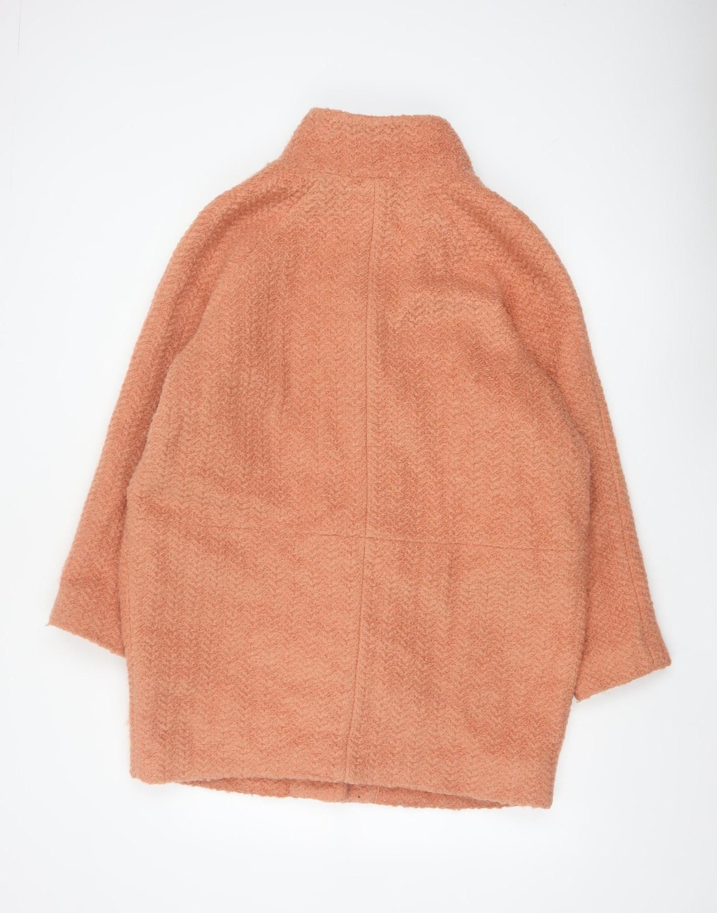 Marks and Spencer Women’s Orange Wool Blend Mid-Length Coat Size 16