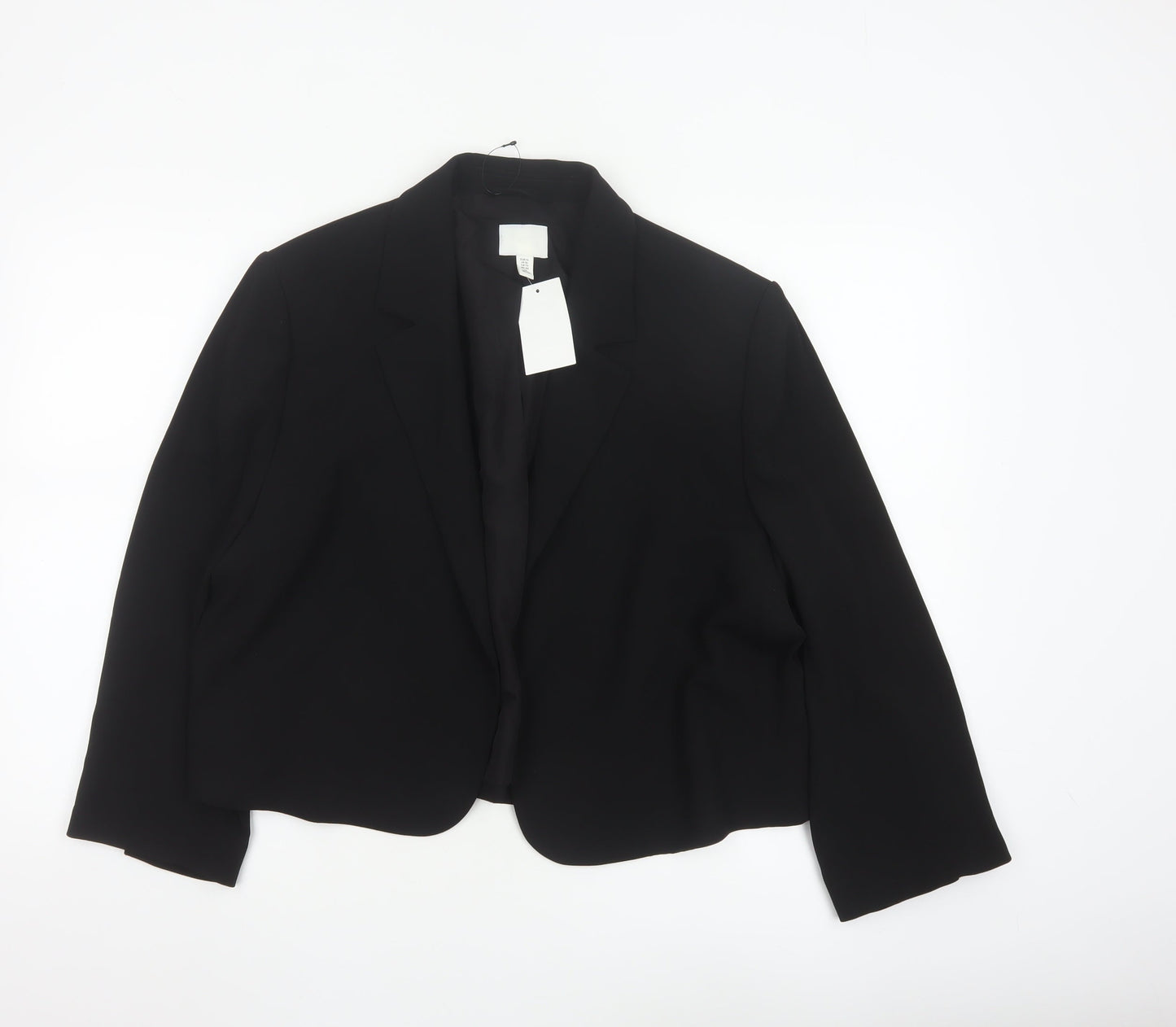 H&M Women’s Black XL Regular Fit Tailored Blazer