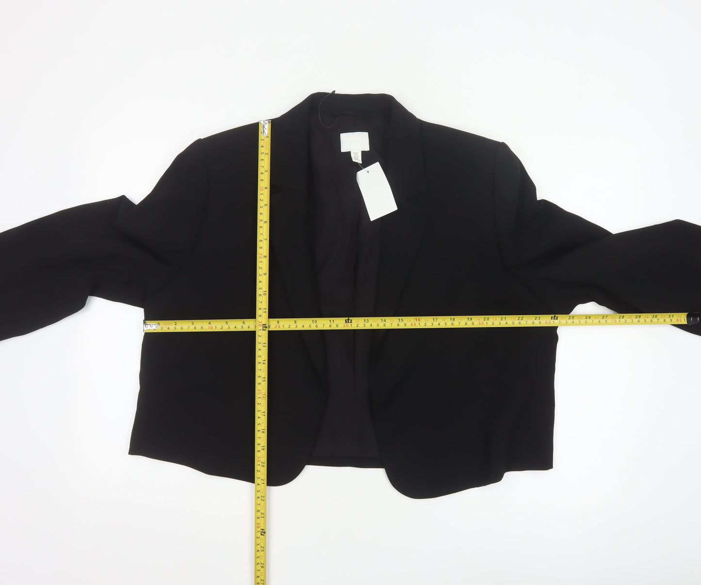 H&M Women’s Black XL Regular Fit Tailored Blazer