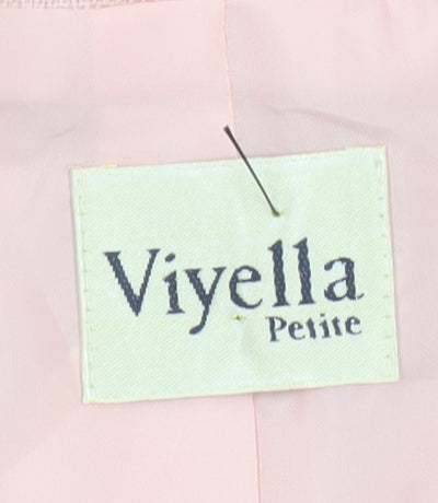Viyella Petite Pink Blazer Womens UK 12 Classic Tailored Jacket