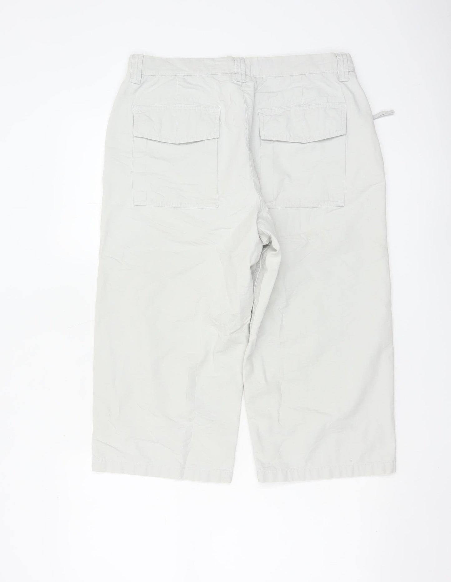 Marks and Spencer Men’s White Chino Shorts 32in M Casual Cotton