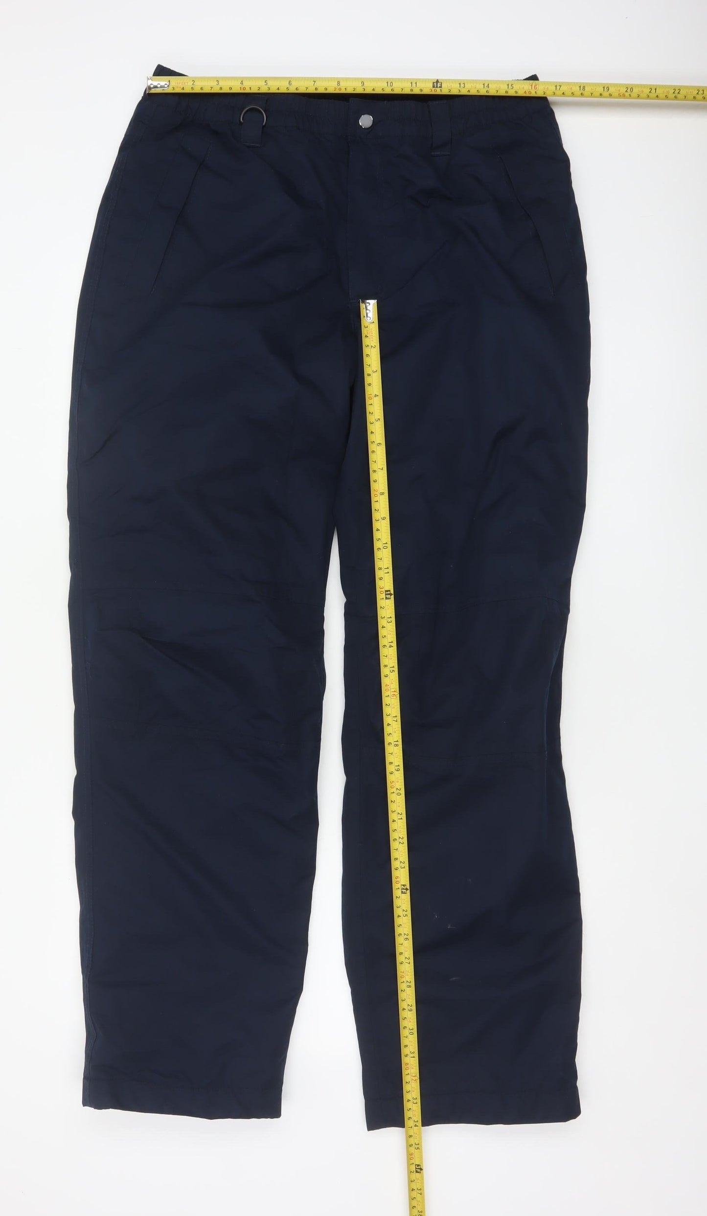 Cotton Traders Men’s Navy L Snow Pants Waterproof Lined Trousers