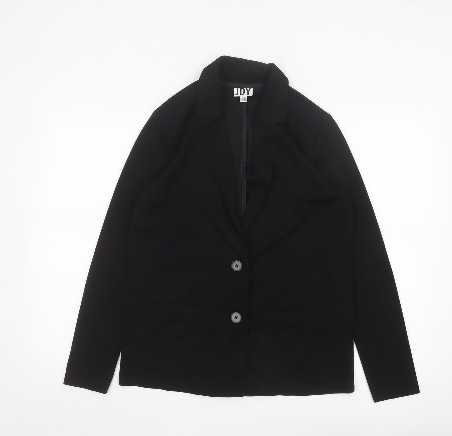 JDY Women's Black Small Classic Two-Button Blazer Jacket