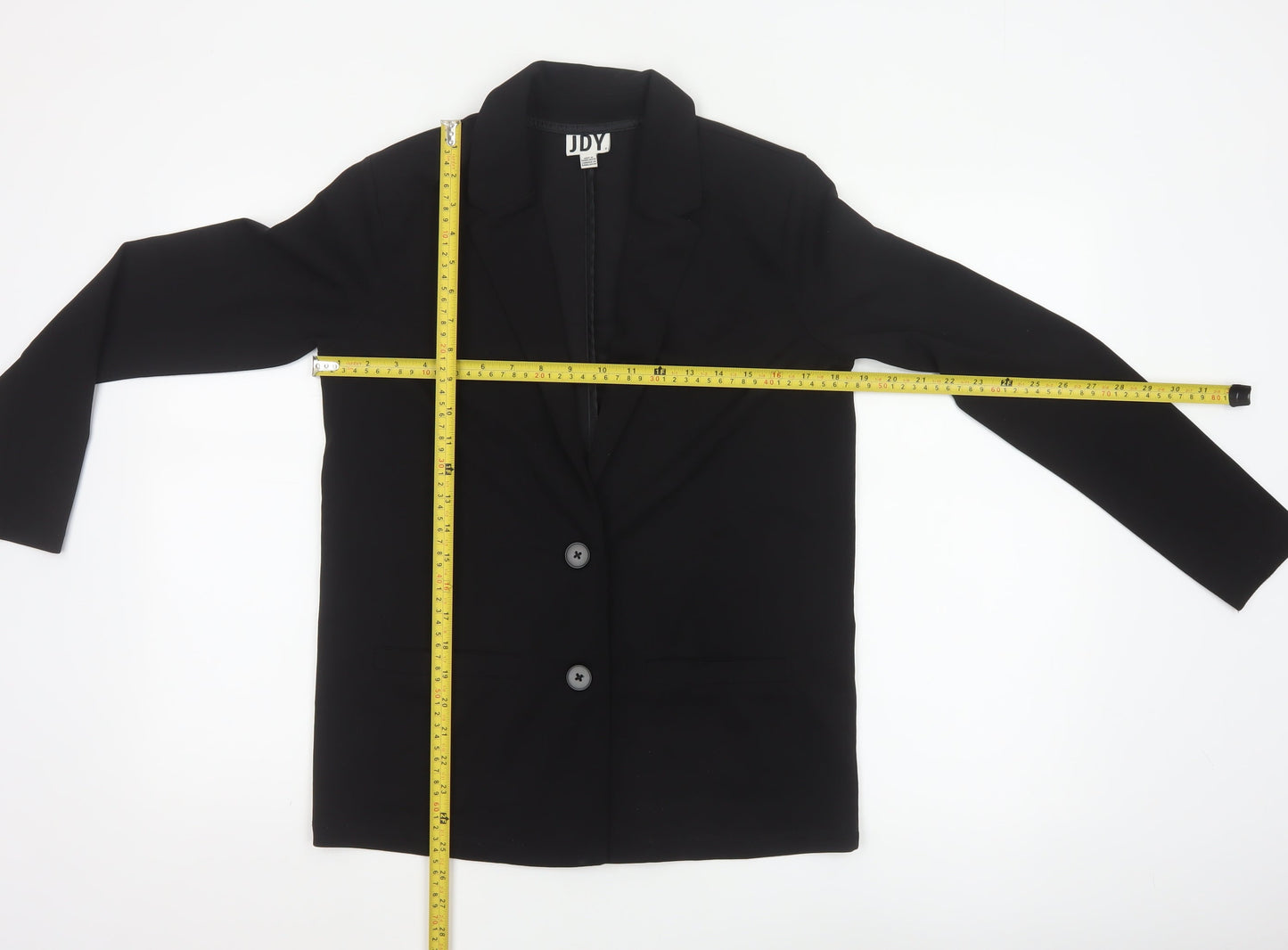 JDY Women's Black Small Classic Two-Button Blazer Jacket