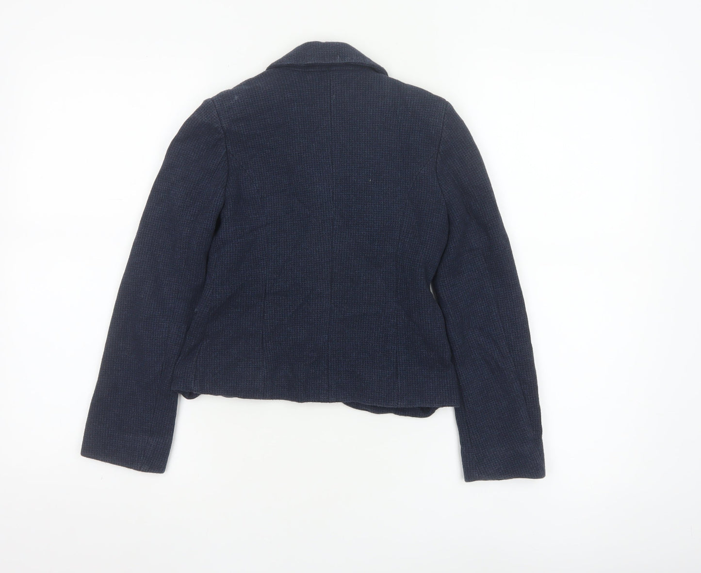 Joules Girls Blue Cotton Blazer Jacket 7-8 Years Classic Lined Style