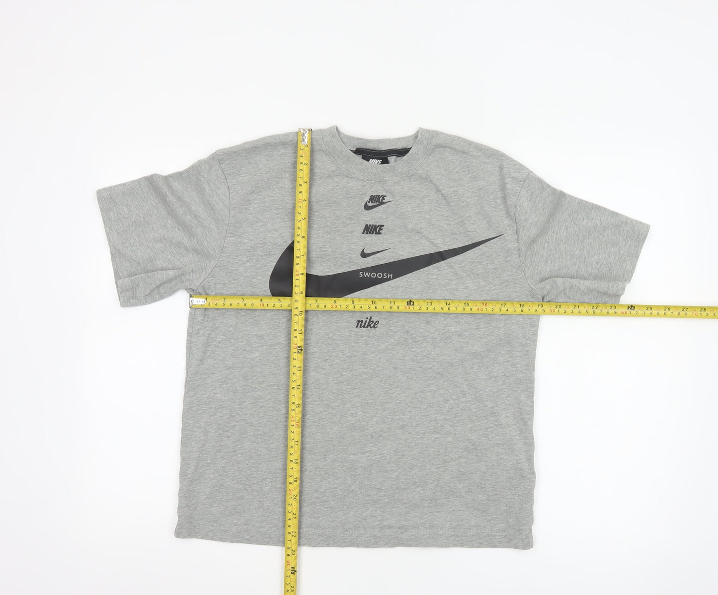 Nike Women’s Grey XS Relaxed Fit Cotton Sports T-Shirt