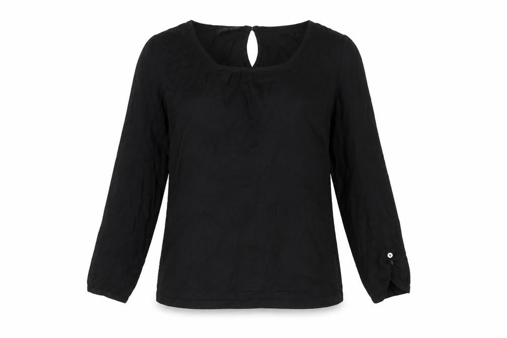 Laura Ashley Women's Black Viscose Knit Pullover Jumper UK 12