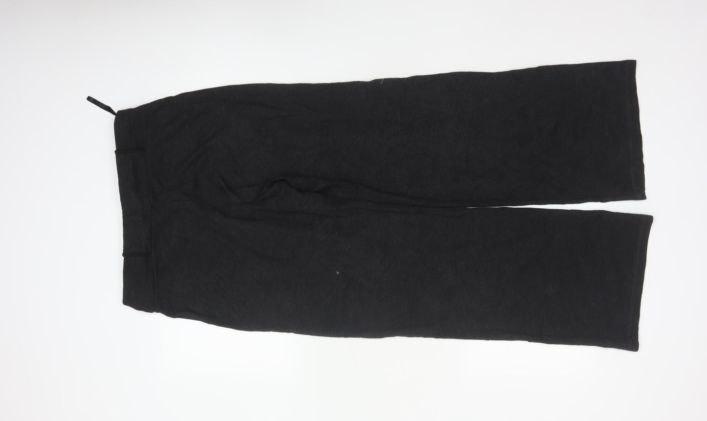 Marks and Spencer Per Una Black Wide-Leg Womens Trousers Size 12