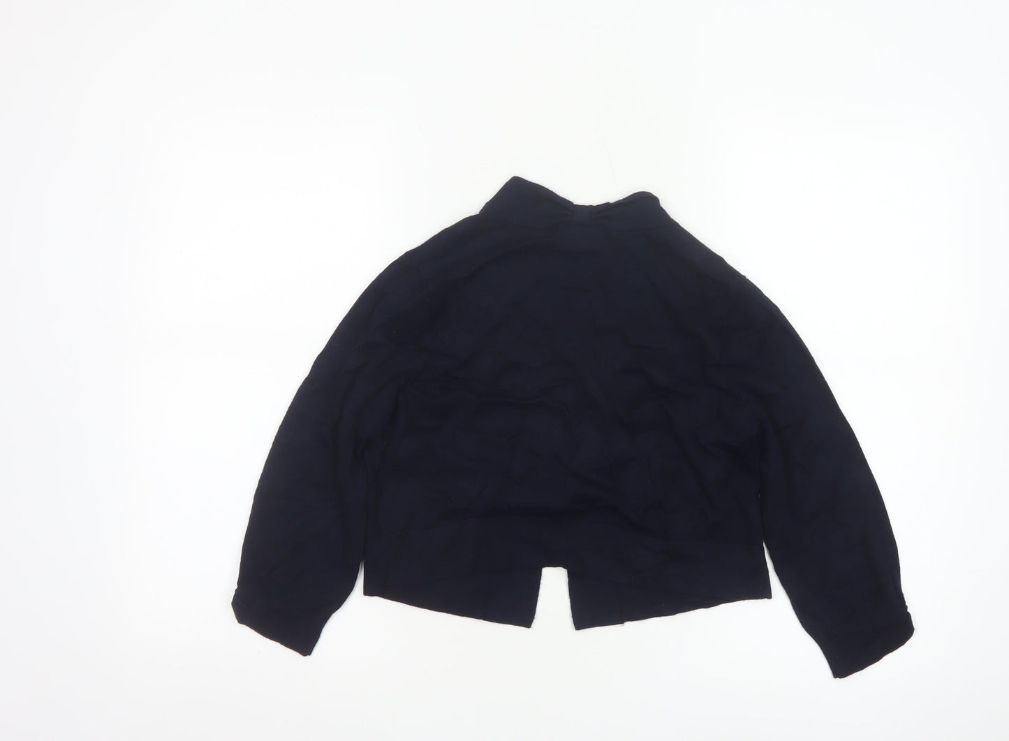 Wallis Petite Women's Blue Open Knit Cardigan Size M